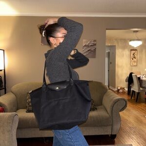 Longchamp Le Pliage Tote Black